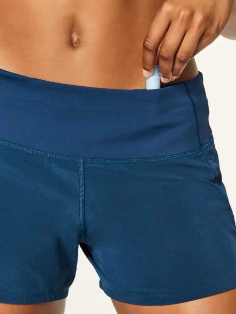 Lululemon Run Times Shorts - Night Tide - Size 12 - Low Rise - 4” Inseam - Picture 5 of 12